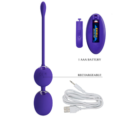 PRETTY LOVE BOLAS CHINAS VAGINALES DOBLE PARA EJERCICIO KEGEL KEGEL CON 12 MODOS DE VIBRACION RECARGABLE Y CONTROL REMOTO WILLIE YOUTH BI-014548WL - comprar online