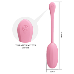 PRETTY LOVE HUEVO ESTIMULADOR DOREEN VIBRADOR Y ELECTRO SHOCK RECARGABLE SE MANEJA CON EL CELULAR BI-014609HP-1 en internet
