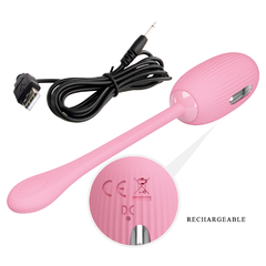 PRETTY LOVE HUEVO ESTIMULADOR DOREEN VIBRADOR Y ELECTRO SHOCK RECARGABLE SE MANEJA CON EL CELULAR BI-014609HP-1 - comprar online
