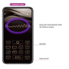 PRETTY LOVE HUEVO ESTIMULADOR DOREEN VIBRADOR Y ELECTRO SHOCK RECARGABLE SE MANEJA CON EL CELULAR BI-014609HP-1 - comprar online