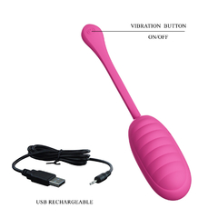 PRETTY LOVE HUEVO ESTIMULADOR KIRK VIBRADOR RECARGABLE SE MANEJA CON EL CELULAR BI-014654HP - tienda online