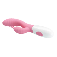 PRETTY LOVE DOBLE ESTIMULADOR CON VIBRADOR 2 MOTORES 30 VELOCIDADES HYMAN BI-014705-1 - CATAMARCASEX LENCERIA Y SEX SHOP