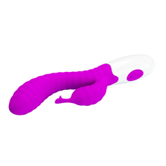 PRETTY LOVE DOBLE ESTIMULADOR CON VIBRADOR 2 MOTORES 30 VELOCIDADES HYMAN BI-014705 - CATAMARCASEX LENCERIA Y SEX SHOP