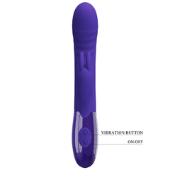 PRETTY LOVE DOBLE ESTIMULADOR DE PUNTO G Y CLITORIS CON 30 MODOS DE VIBRACION RECARGABLE CERBERUS YOUTH BI-014795L - tienda online