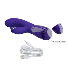 PRETTY LOVE DOBLE ESTIMULADOR DE PUNTO G Y CLITORIS CON 30 MODOS DE VIBRACION RECARGABLE CERBERUS YOUTH BI-014795L - CATAMARCASEX LENCERIA Y SEX SHOP