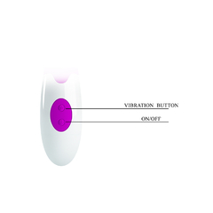 Imagen de PRETTY LOVE DOBLE ESTIMULADOR CON VIBRADOR 2 MOTORES 30 VELOCIDADES BUTTERFLY KISS BI-014927
