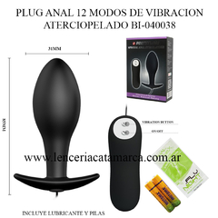 PRETTY LOVE PLUG ANAL 12 MODOS DE VIBRACION ATERCIOPELADO BI-040038