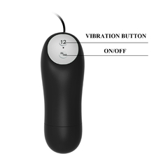 PRETTY LOVE PLUG ANAL 12 MODOS DE VIBRACION ATERCIOPELADO BI-040040 - CATAMARCASEX LENCERIA Y SEX SHOP