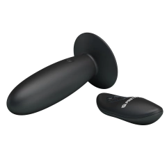 PRETTY LOVE PLUG ANAL CON SOPAPA MEDIANO DE SILICONA CON VIBRADOR 12 VELOCIDADES A CONTROL REMOTO RECARGABLE BI-040045W en internet