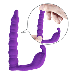 Anillo peneano de doble penetración Blackney, vibrador y recargable, a la venta en Lencería Catamarca. Estimulador de silicona con 7 funciones.