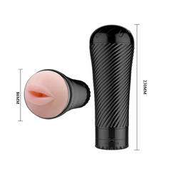 PRETTY LOVE MASTURBADOR DE SILICONA EN FORMA DE BOCA CON VIBRADOR LOVE KISS BM-00900T31Z-1