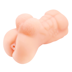 Imagen de PRETTY LOVE MASTURBADOR DE SILICONA CON TESTICULOS CRAZY BULL BM-009177
