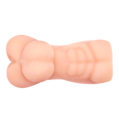 PRETTY LOVE MASTURBADOR DE SILICONA CON TESTICULOS CRAZY BULL BM-009177 - tienda online