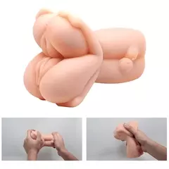 PRETTY LOVE MASTURBADOR DE SILICONA DOBLE VAGINA BM-009193-1 - comprar online