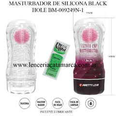 PRETTY LOVE MASTURBADOR DE SILICONA BLACK HOLE BM-009249N-1