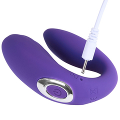 Imagen de ST ESTIMULADOR U HANNA 4 CON VIBRADOR 2 MOTORES RECARGABLE BST-VB1722A