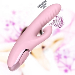 ST DOBLE ESTIMULADOR CON SUCCIONADOR DE CLITORIS RECARGABLE BST-VB1852 en internet