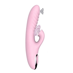 ST DOBLE ESTIMULADOR CON SUCCIONADOR DE CLITORIS RECARGABLE BST-VB1852 - tienda online