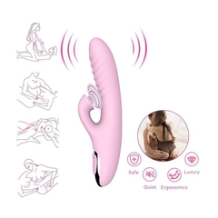 ST DOBLE ESTIMULADOR CON SUCCIONADOR DE CLITORIS RECARGABLE BST-VB1852 - comprar online