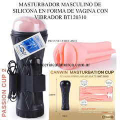 ST MASTURBADOR VAGINA CON VIBRADOR BT120310