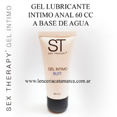 ST GEL LUBRICANTE ANAL A BASE DE AGUA BUTT 60CC
