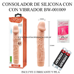 PRETTY LOVE CONSOLADOR DE SILICONA CON VIBRADOR BW-001009R