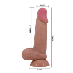 PRETTY LOVE CONSOLADOR CON SOPAPA DE SILICONA VERTEBRADO BW-008108NRG - CATAMARCASEX LENCERIA Y SEX SHOP