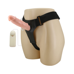 Imagen de PRETTY LOVE PROTESIS PENEANA CON ARNES Y VIBRADOR 17 CM BW-010025