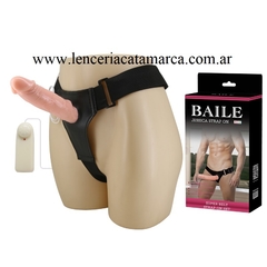 PRETTY LOVE PROTESIS PENEANA CON ARNES Y VIBRADOR 17 CM BW-010025