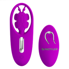 Imagen de PRETTY LOVE ESTIMULADOR DANCING BUTTERFLY PARA TANGA CON 12 MODOS DE VIBRACION Y CONTROL REMOTO BW-022070ZW