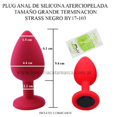 ST PLUG ANAL DE SILICONA GRANDE BY17-103