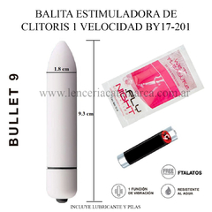 ST ESTIMULADOR CON VIBRADOR SILVER BULLET BY17-201 WHITE