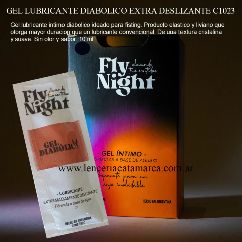FLY GEL LUBRICANTE DIABOLICO FISTING ANAL O VAGINAL VEGANO 10 ML C1023