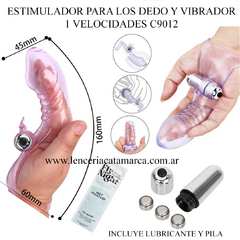 FLY ESTIMULADOR PARA LOS DEDO Y VIBRADOR REGARGABLE 1 VELOCIDADES C9012