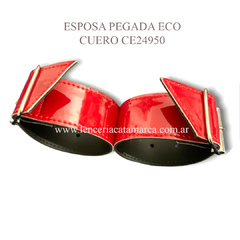 SADO ESPOSA PEGADA ECO CUERO ROJO CE24950R