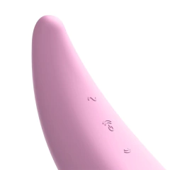 SATISFYER SUCCIONADOR DE CLITORIS 11 MODOS DE PRECION DE AIRE Y 11 MODOS DE VIBRACION RECARGABLE Y BLUETOOTH CURVY3+ 7526 en internet