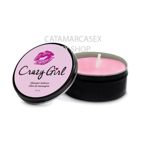 SEXITIVE VELA PARA MASAJE CRAZY GIRL 30GR D58