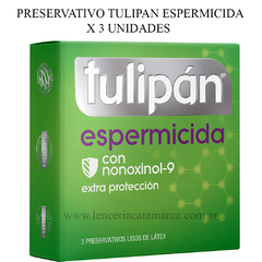 TULIPAN PRESERVATIVO ESPERMICIDA X 3 UN 270