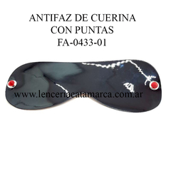 INFARTA ANTIFAZ CUERINA CON PUNTAS ROJAS FA-0433-01-1