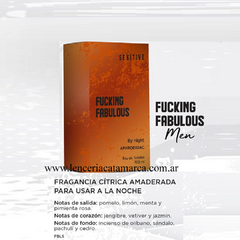 Frasco del perfume masculino Fucking Fabulous de Sexitive, 100 ml, con diseño atractivo.