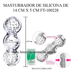 INFARTA MASTURBADOR DE SILICONA DE 14 CM X 5 CM FT-100228