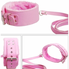 INFARTA KIT DE BONDAGE DE 7 PIEZAS CON PELUCHE ROSADO FTM-007-PK - CATAMARCASEX LENCERIA Y SEX SHOP