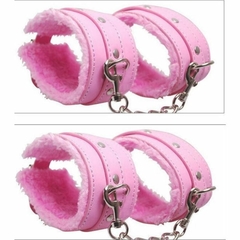 INFARTA KIT DE BONDAGE DE 7 PIEZAS CON PELUCHE ROSADO FTM-007-PK - comprar online