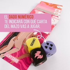 SEXITIVE JUEGO DE DADOS Y CARTAS Y RASPADITA LUCKY LOVERS YOUR PLEASURE GL018 - tienda online