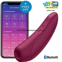 SATISFYER SUCCIONADOR DE CLITORIS RECARGABLE Y BLUETOOTH CURVY1+ J2018-U80-3