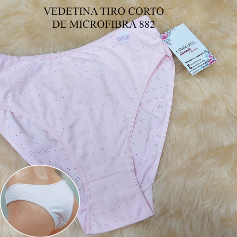 JALINE VEDETINA TIRO CORTO DE MICROFIBRA ROSADA 882RO T1/2