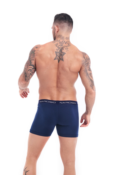 NARCISO BOXER KLEIN LISOS DE ALGODÓN AZUL - comprar online