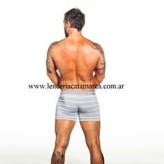 NARCISO BOXER KLEIN RAYA DE ALGODON GRIS en internet