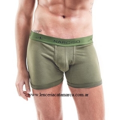 NARCISO BOXER KLEIN LISOS DE ALGODÓN VERDE
