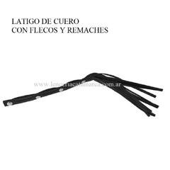 SADO LATIGO NEGRO CON TACHAS KS20960